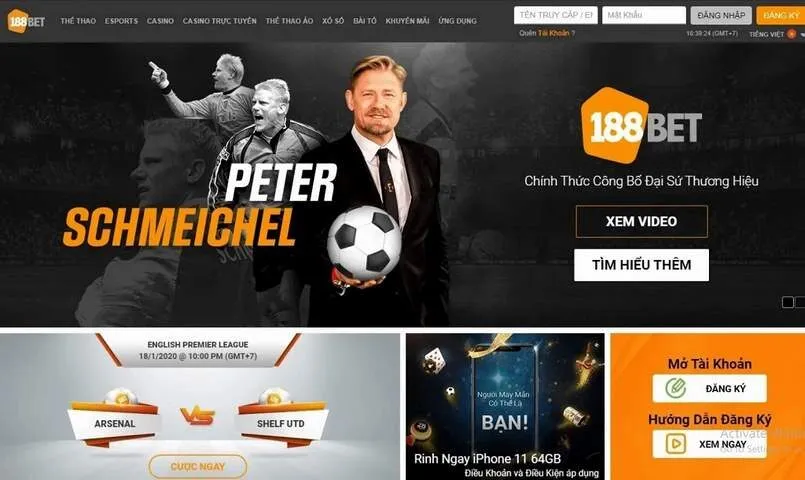 Nhà cái 188BET và những yếu tố tạo nên sự thành công 1 Nhà cái 188BET có giao diện đẹp mắt, thông tin được niêm yết công khai, minh bạch.