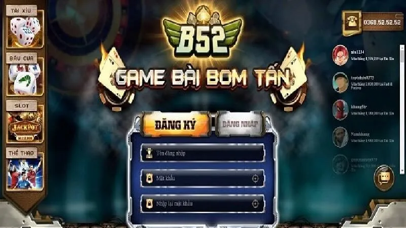 B52 - Bom tấn game bài, đẳng cấp hàng đầu 2 Hướng dẫn đăng ký tài khoản B52