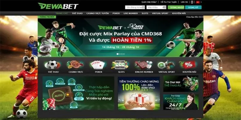 Nhà cái Dewabet: Mãn nhãn với kho game giải trí đỉnh cao 3 Hướng dẫn chi tiết cách nạp rút tiền tại Dewabet