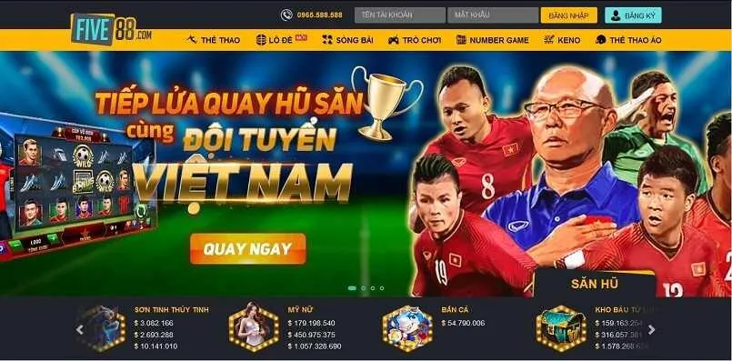 Review Five88 - nhà cái trực tuyến chất lượng hàng đầu 1 Tìm hiểu về nhà cái Five88