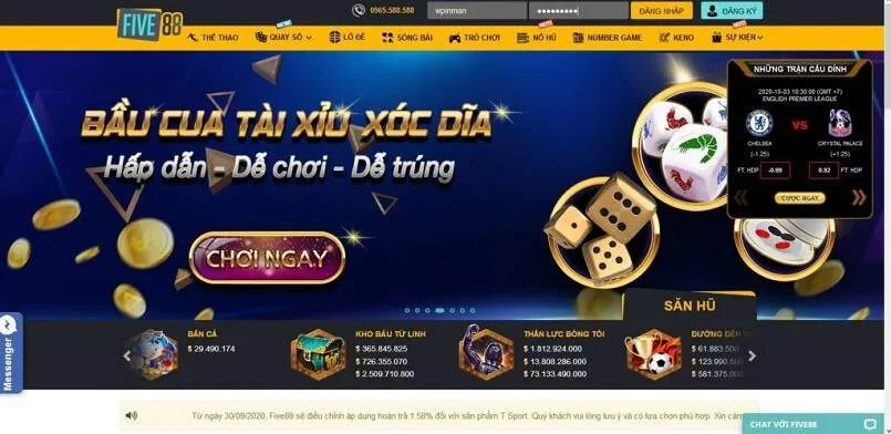 Review Five88 - nhà cái trực tuyến chất lượng hàng đầu 2 Ưu điểm của Five88