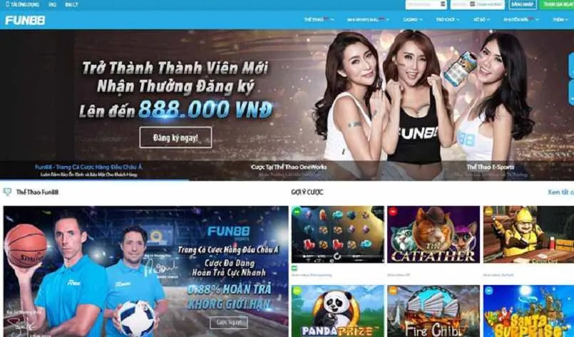 FUN88 – Thương hiệu nhà cái chất lượng số 1 Châu Á 2 Casino trực tuyến