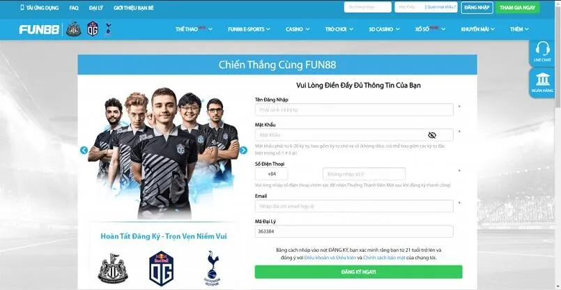 FUN88 – Thương hiệu nhà cái chất lượng số 1 Châu Á 3 Đánh giá mức độ chuyên nghiệp và uy tín của nhà cái FUN88