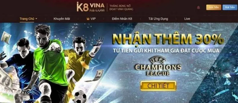 K8 là nhà cái nào? K8 có đáng để người chơi đặt niềm tin? 3 Chương trình khuyến mãi hấp dẫn