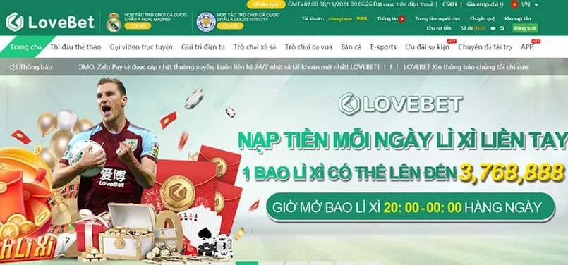 Lovebet – Sảnh cược thể thao đẳng cấp thế giới cực HOT 2 Cá cược thể thao hấp dẫn tại Lovebet