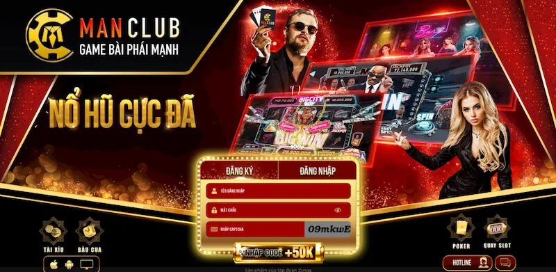 Khai phá thiên đường game trực tuyến cho các quý ông - Man Club 2 Slot nổ hũ đẳng cấp cho những quý ông Man Club