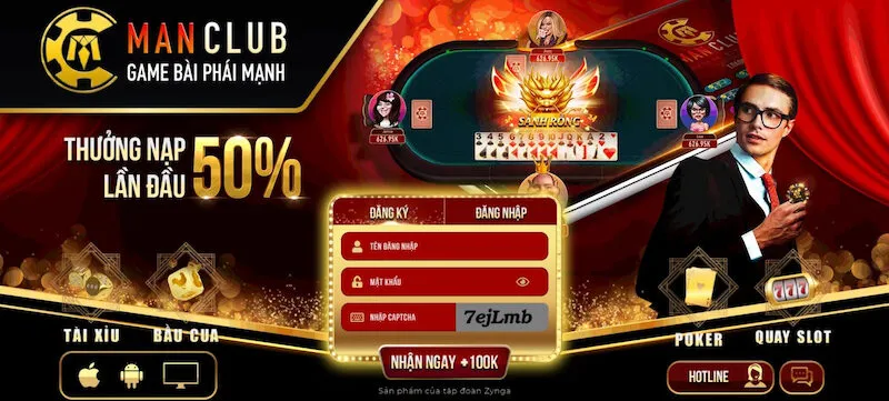 Khai phá thiên đường game trực tuyến cho các quý ông - Man Club 4 Bùng nổ với các khuyến mãi khủng tại Man Club