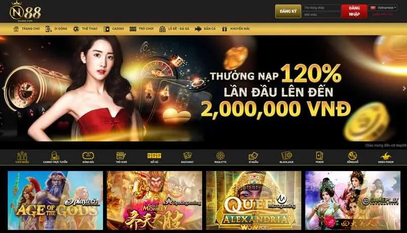 Review Nap88 – Đánh giá chất lượng cổng game cá cược uy tín 1 Giao diện cổng game nap88 đẳng cấp