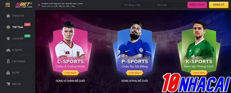 Nbet – Tất tần tật thông tin về nhà cái hàng đầu thế giới 1 Giao diện nhà cái Nbet
