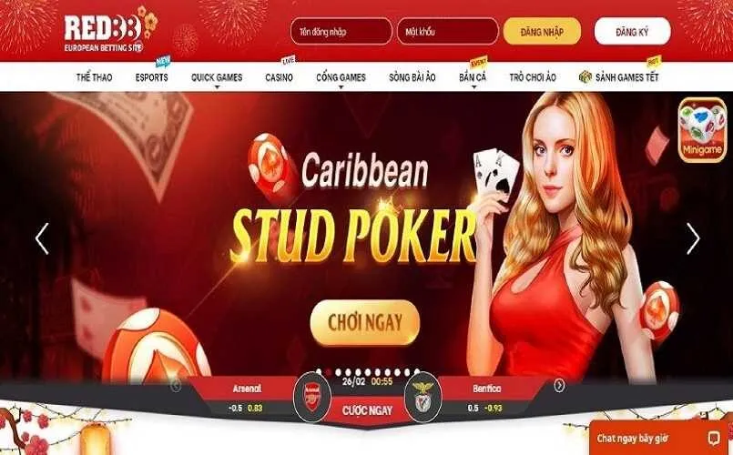 Red88 nhà cái đẳng cấp quốc tế được yêu thích mới nhất 2024 3 Nhà cái Red88 có các game cá cược nào?