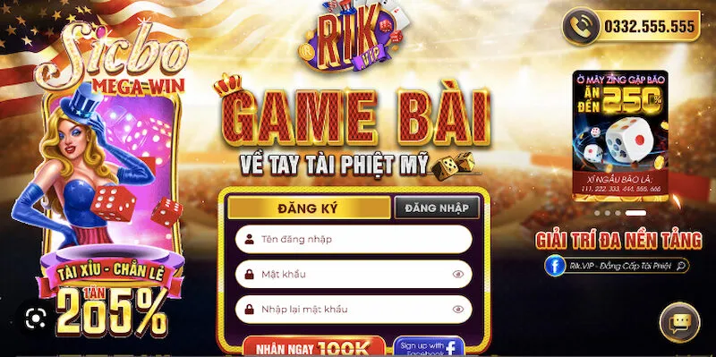 Giới Thiệu Chi Tiết Cổng Game Rik VIP 2 Hướng dẫn nạp và rút tiền siêu dễ tại Rik VIP