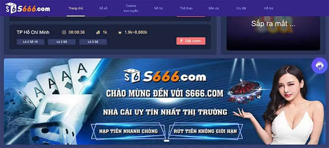 Nhà cái S666 - Sân chơi cá cược hàng đầu trên thị trường 1 Nhà cái S666 có gì hấp dẫn?