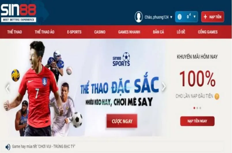 Sin88: Đánh giá từ A - Z về nhà cái cá cược uy tín 1 Sin88 - Nhà cái trực tuyến số 1
