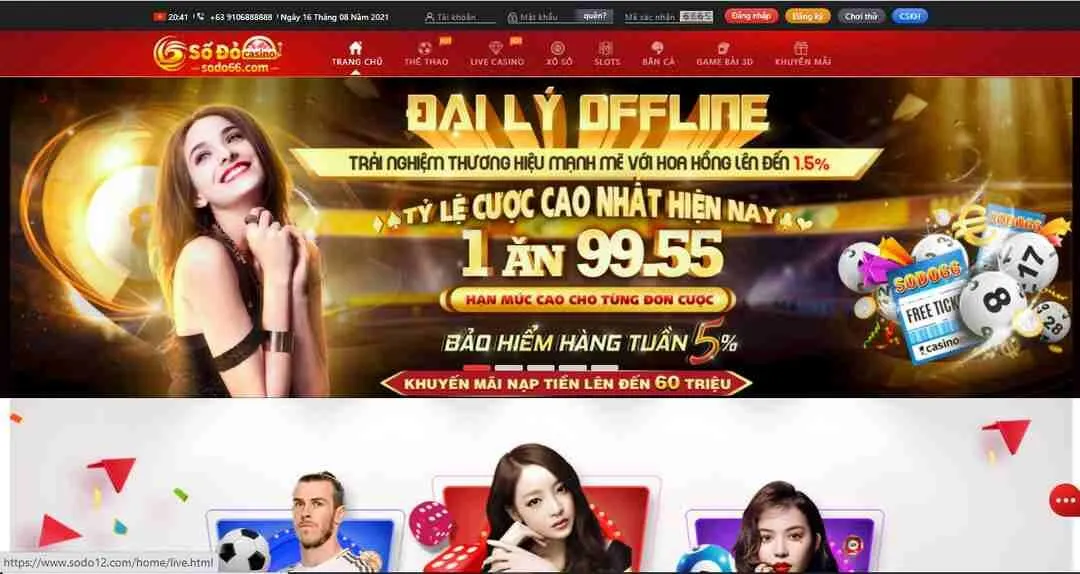 Sodo66 - Nhà cái lô đề online với tỉ lệ ăn cực cao 1:99 2 Sodo66 được nhiều người biết đến nhờ những ưu điểm nổi bật và vượt trội