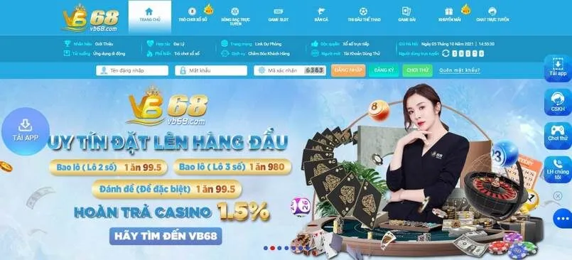 Nhà cái VB68 có thực sự uy tín như những gì đồn thổi? 1 Giới thiệu chung về VB68