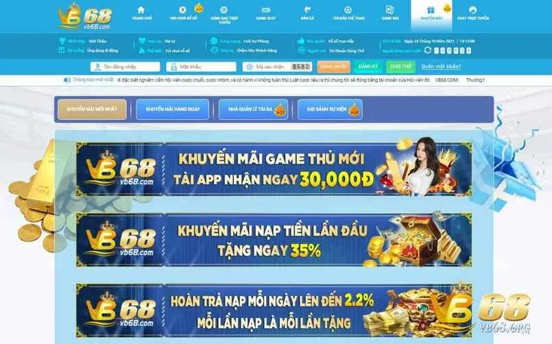 Nhà cái VB68 có thực sự uy tín như những gì đồn thổi? 2 Nhiều ưu đãi hấp dẫn