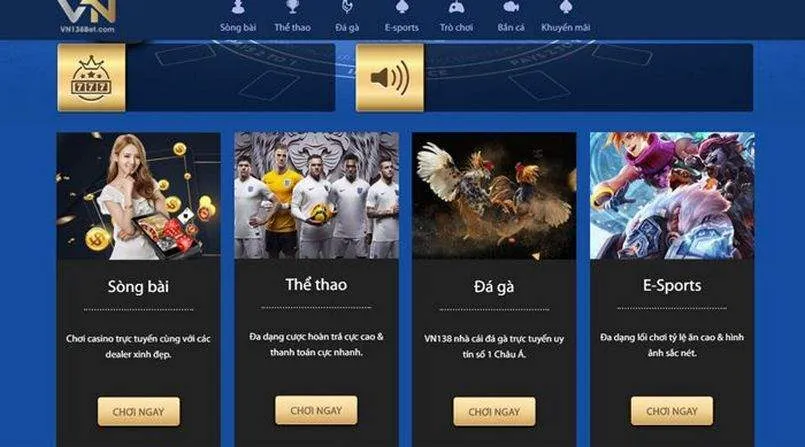 Nhà cái VN138 - Sân chơi cá cược an toàn và hiệu quả 3 Nhà cái VN138 cung cấp dịch vụ giải trí chất lượng cao