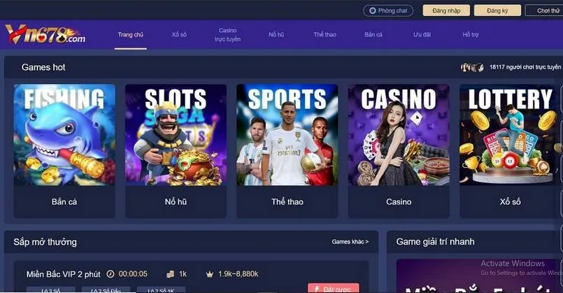 Nhà cái VN678 - Nơi hội tụ các game thủ đỉnh cao thế giới 1 Những đánh giá chi tiết về nhà cái VN678 cho các tay chơi