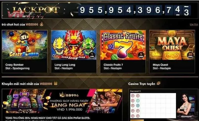 WBB996 chia sẻ những lý do làm nên thành công của nhà cái 2 Sân chơi WBB996 có nhiều game hấp dẫn chờ anh em khám phá